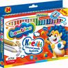 Bambino Wooden-framed Crayons. 24 Colors + Sharpener.