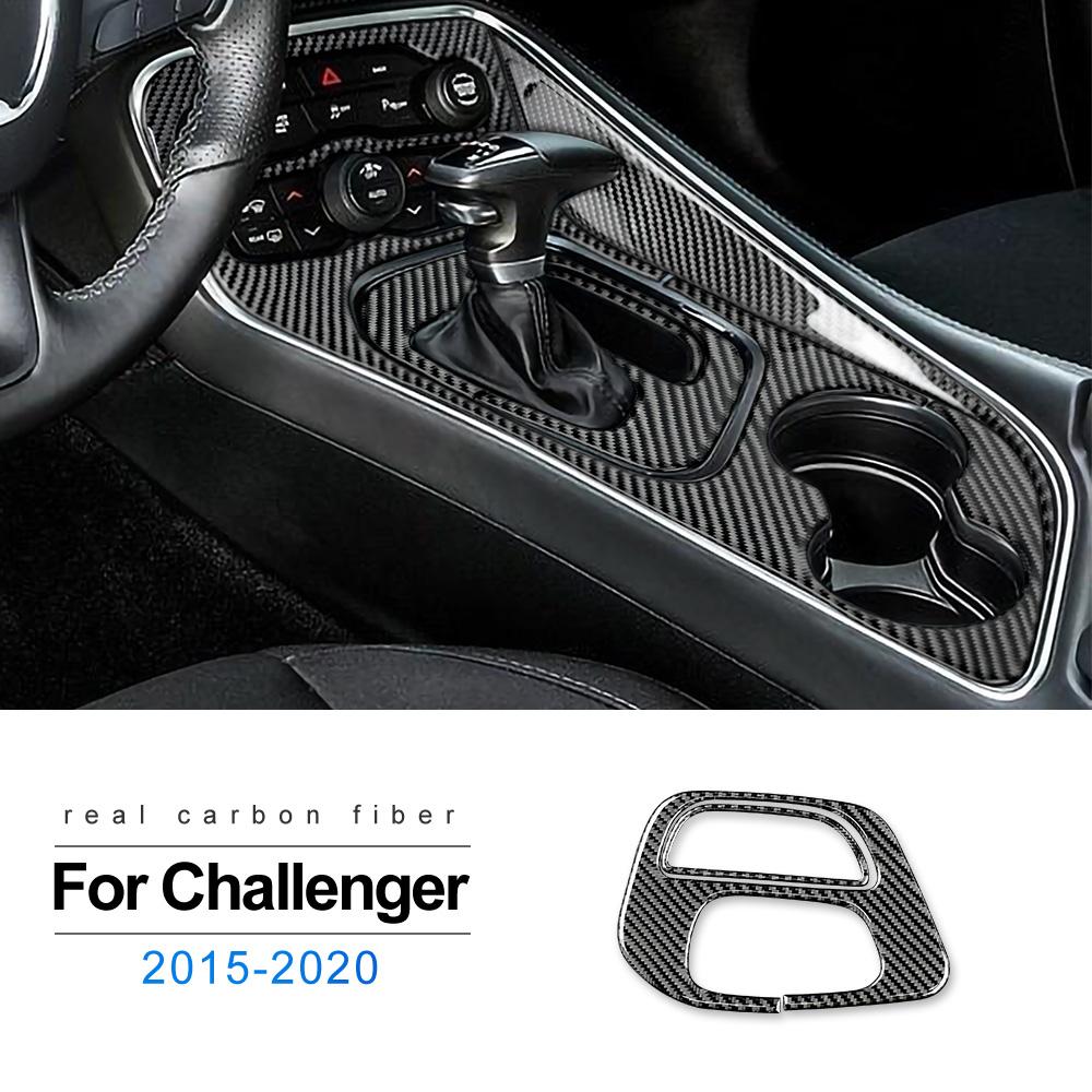 

Справжня м яка карбонова наклейка для Dodge Challenger 2015 2016 2017 2018 2019 2020 2025 2025 2025 Панель перемикання передач салону автомобіля