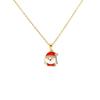 High-End Non-Fading Titanium Steel Santa Necklace for Women - Versatile European and American Design