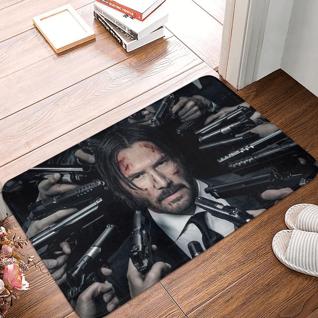 Jesus Saint Meme Keanu Reeves Front Door Floor Entrance Mat Outdoor  Bathroom Kitchen Doormat Toilet Carpet Rug