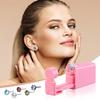 10 Pcs Ear Piercing Kit Disposable Ear Piercing Tool Set Crown Zircon Series Stud Earrings For Home