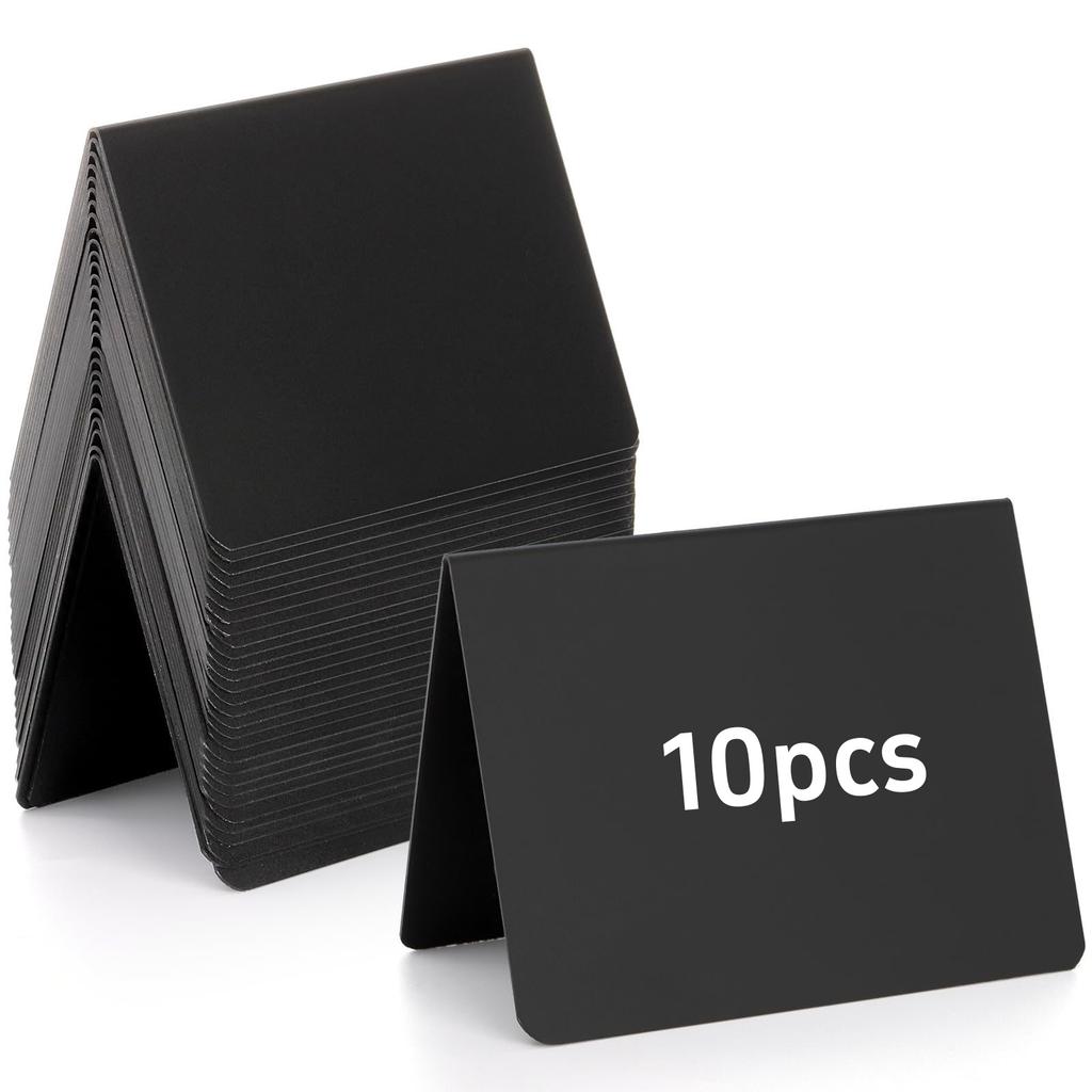 10/20 szt. Mini tabliczki kredowe Wielokrotnego zapisu Tablica wiadomości Kartki z miejscami Etykiety na żywność do ekspozycji detalicznej Specjalne wydarzenia Impreza Bufet