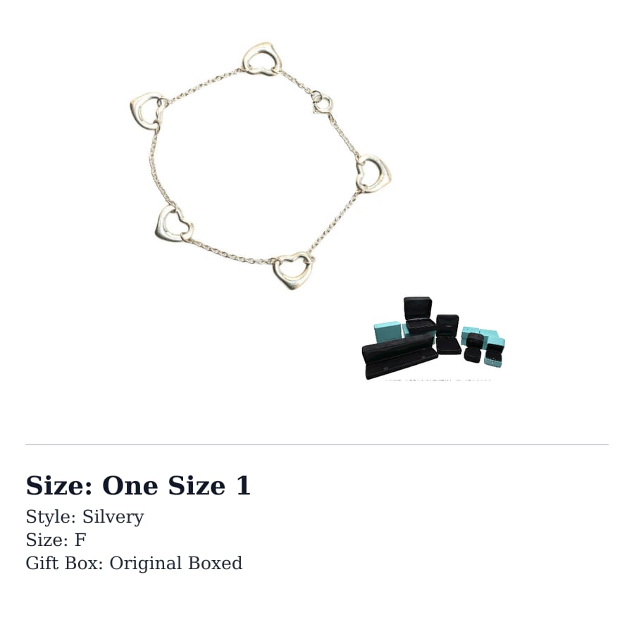 TIFFANY & CO. Bracelets Unisex Silver HD1H77P46EL8AVZY