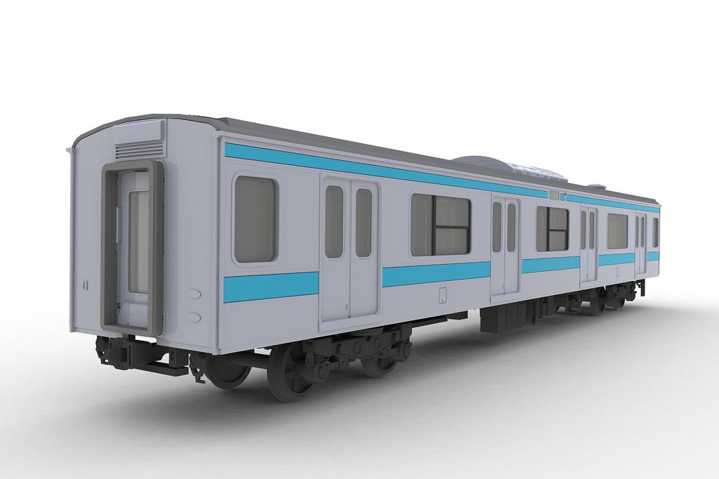 PLUM JR East 209 Series DC Train Type Keihin Tohoku Color Moha 208 Display Model Unpainted Plastic Kit PP178 Plakit-Extra 1/80 209/Moha