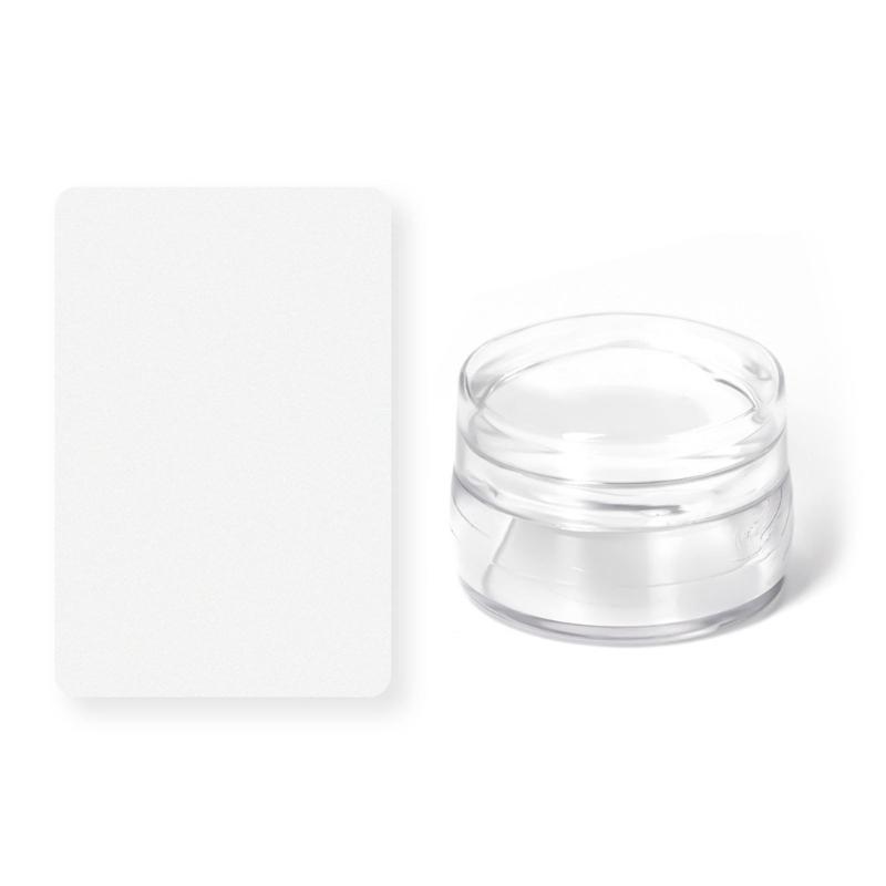 

Clear Silicone Nail Stamper for Accurate Design Placement for Various Nail Art Plates for DIY and Professional Use 1