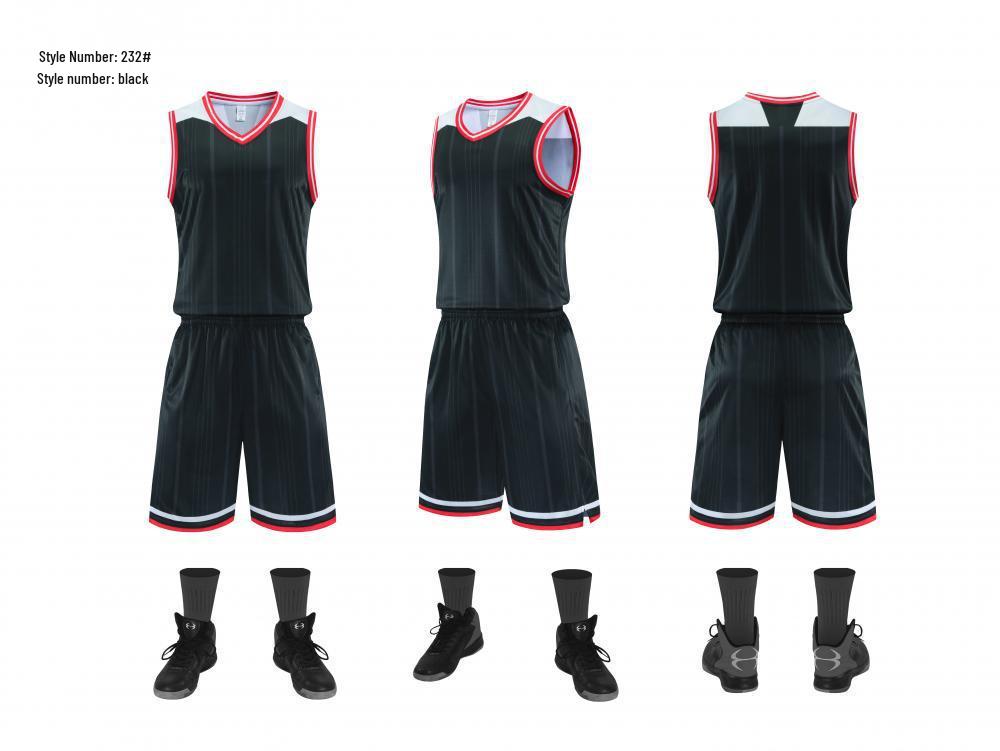 Men's Trendy Sports Basketball Uniform Set – Tank Top & Shorts