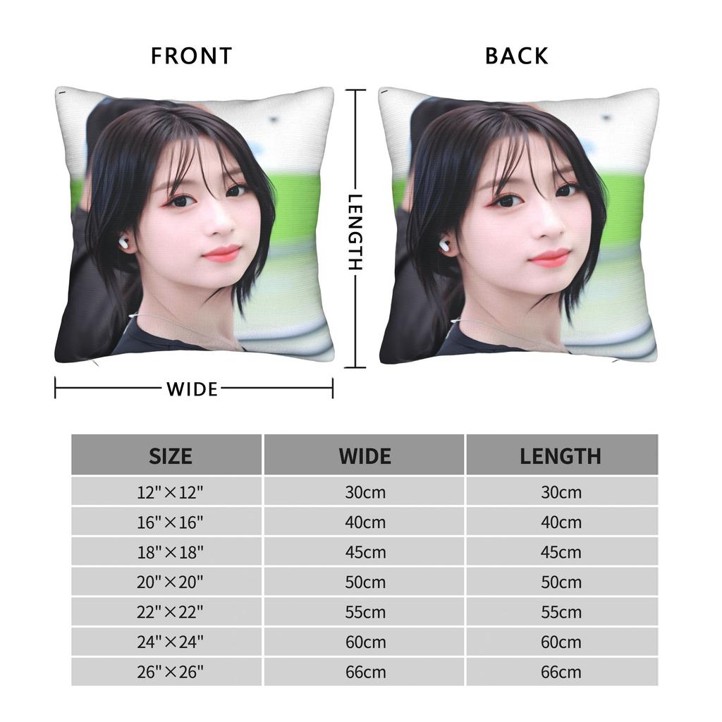 Korean singer A-Ahyeon Pillow Case  Comfy Pillow Cover Cute Funny Cushion Cover For Sofa Bedroom Home Decor