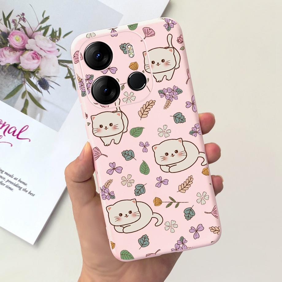 For Tecno Spark GO 2023 Case Stylish Fashion Soft Silicone TPU Housing Capa For Tecno Pop 7 Pro Pop7 Coque Pop7 BF6 BF7 Bumper