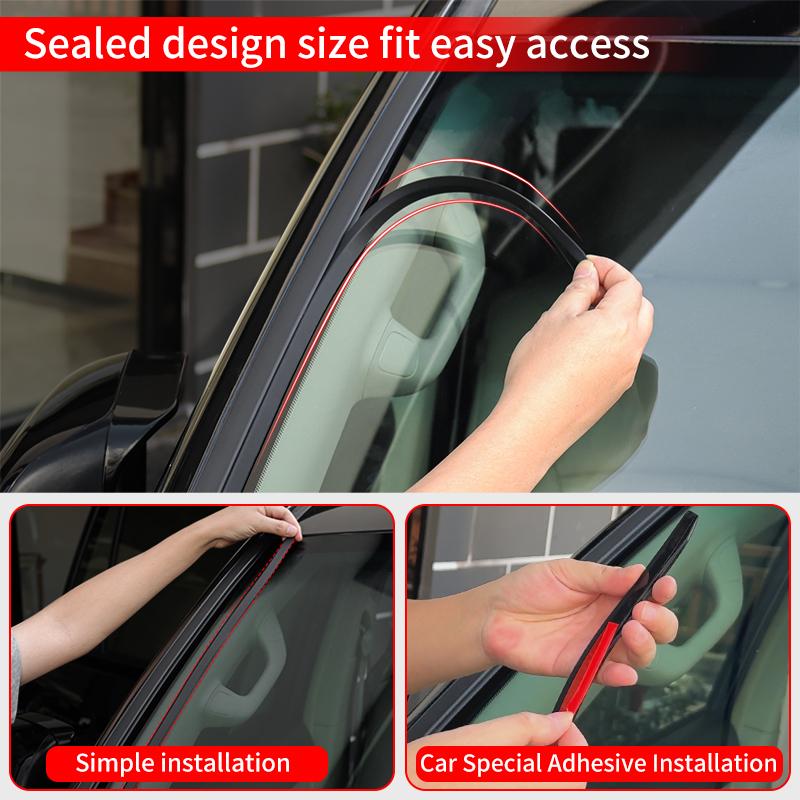 For Toyota 2010-2023 Land Cruiser Prado 150 LC150 Lexus 460 Windshield Glass Rubber Seal Strip wind noise reduction Accessories