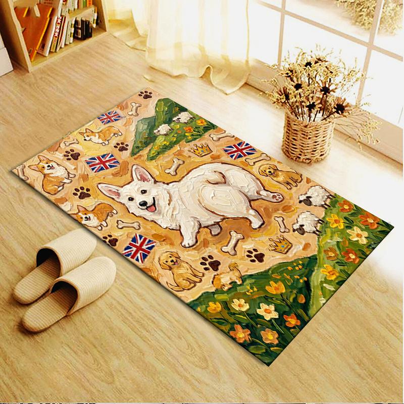 2025 New Cute Puppy Carpet Rug for Living Room Bedroom Home Sofa Decoration,Kids Play Non-slip Floor Mat