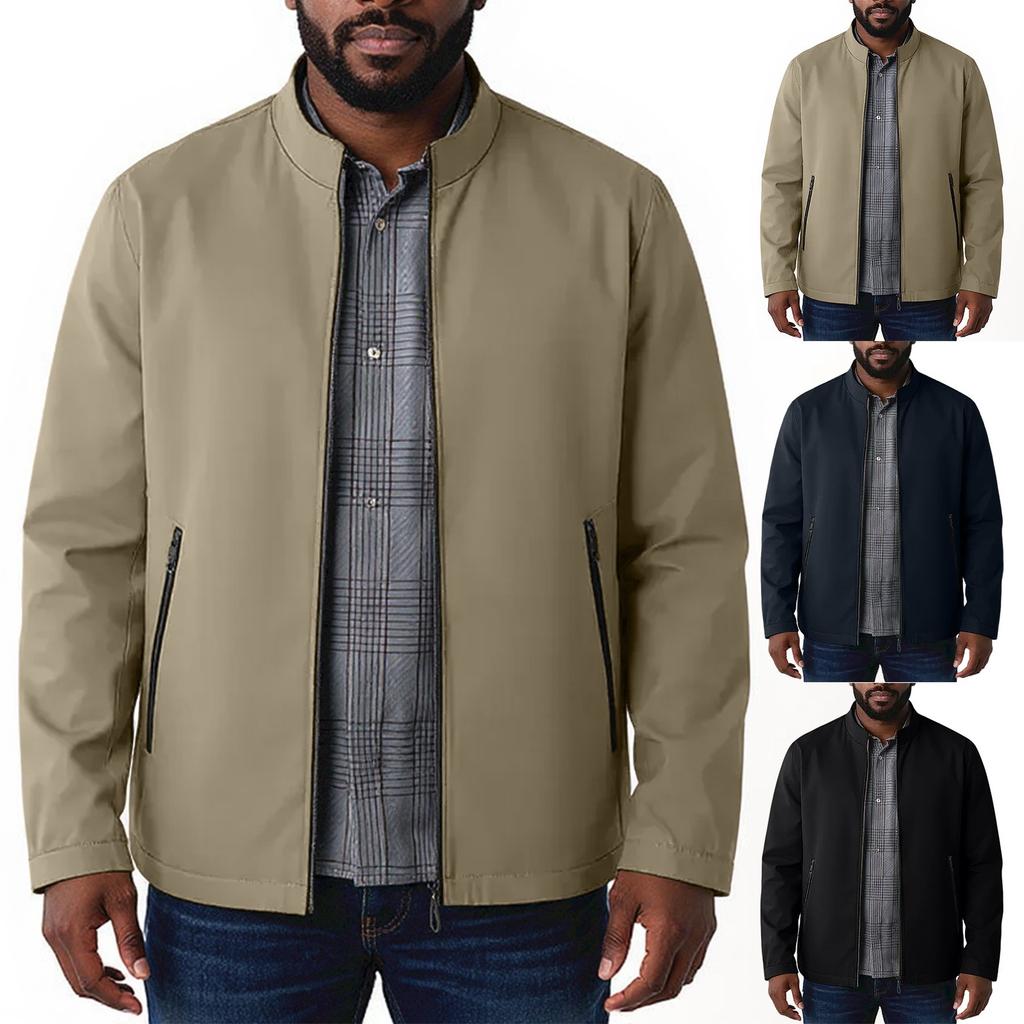 Men's Casual Jacket, Flight Suit, Windproof Coat, Casual Versatile Jacket