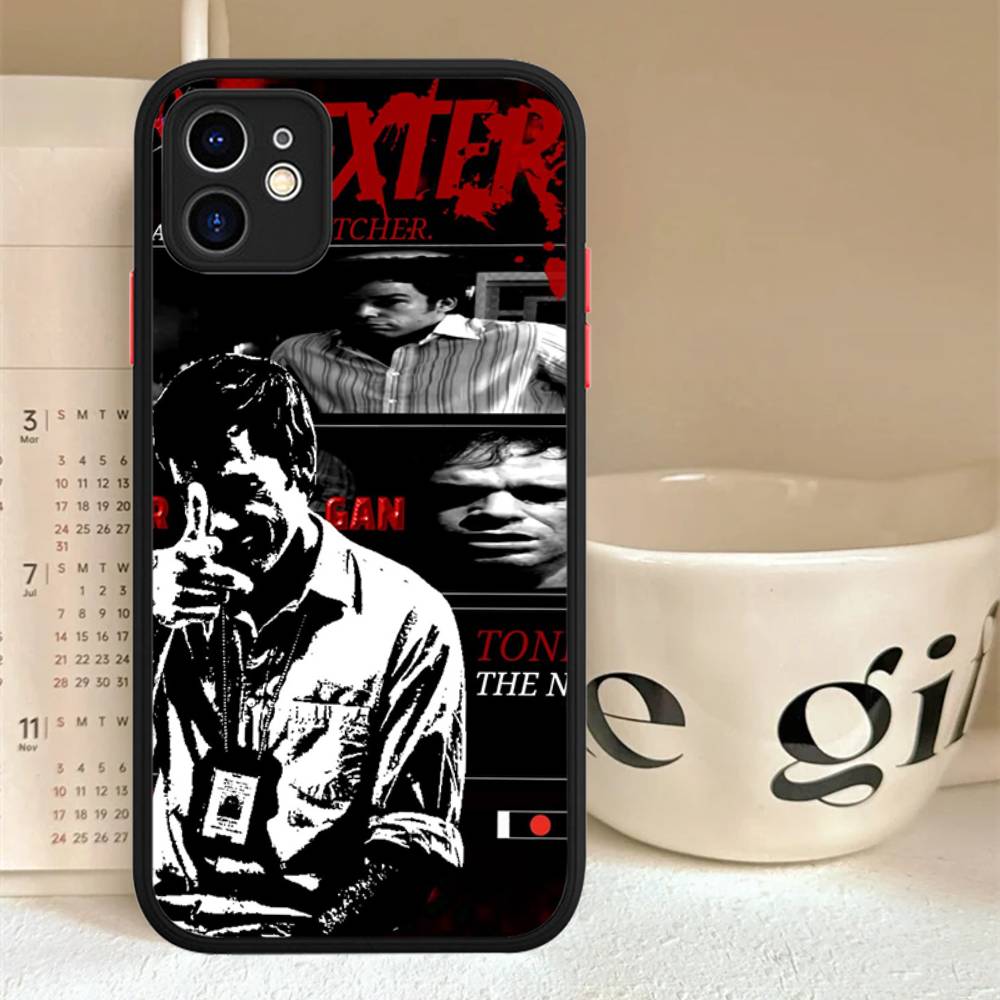 

Dexter Morgan Phone Cases For IPhone 16 15 14 Plus 13 12 11 Pro Max Matte Oft Bumper Phone Cover iphone 14 pro