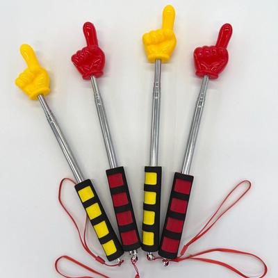 1pc Retractable Teaching Pointer Stainless Steel Hand Pointer Teacher Stick  Whiteboard