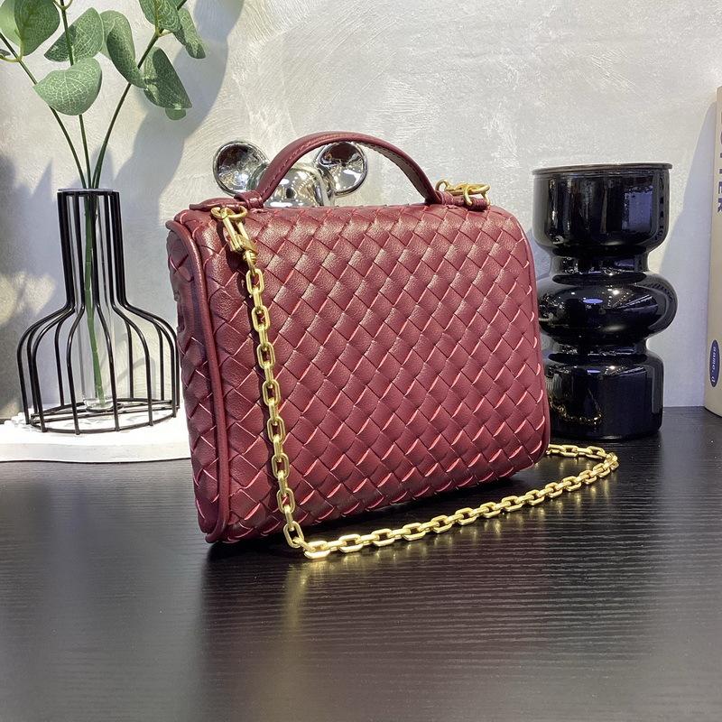 2026 New LP19 Hand-woven Bag Cross-border Explosive Lunch Box Bag Fashion Handbag Versatile Shoulder Messenger Bag