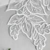White Organza Bead Embroidery Flower Applique Decorative Dress Dress Wedding Accessories Cloth Sticker Accessories
