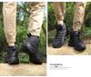 Men's Anti-slip Tactical Hiking Boots - Large Sizes 45-47 for Desert and Winter Mountaineering.