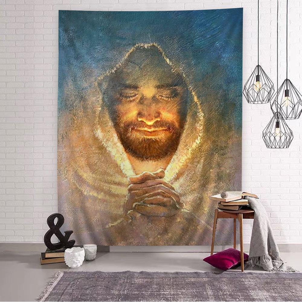 Cristo Jesus Hanging Bohemian Tapestry Indian Buddha Wall Decoration Witchcraft Bohemian Hippie Cheap Hippie Wall Hanging