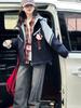 Girls' Reversible Hooded Mid-Length Fleece-Lined Windbreaker (2025 Autumn/Winter Collection)