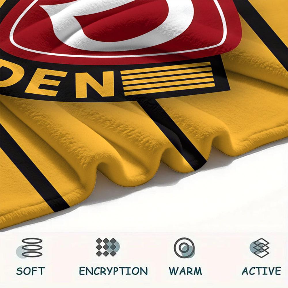1 Stück Dynamo Dresden gemusterte Flanelldecke für alle Jahreszeiten geeignet für Heimdekoration Wärme und Komfort Geschenke Feiertagsgeschenk