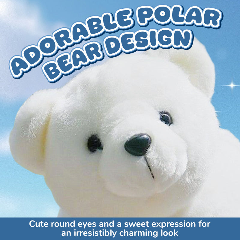 Lovely White Polar Bear Plush Toys Cute Soft Stuffed Animal Plush Bear Dolls Kids Birthday Gift