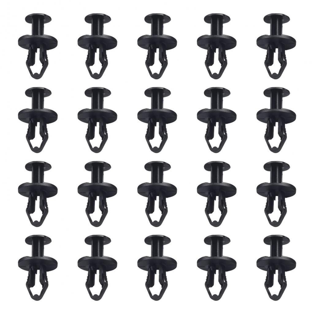 Undertray Rivets Black ABS Fit Into 8mm Hole Push Pull