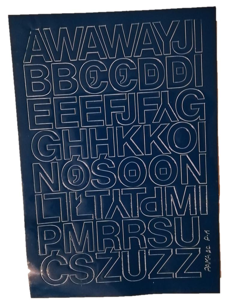 Self-adhesive Foil Letters 2.5cm Blue