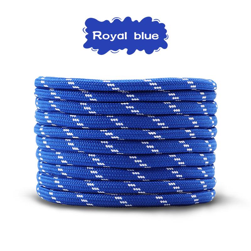 2 Pairs Work Boots Shoe Laces Diameter 4.5mm Heavy Duty Hiking Shoelaces for Men Women Round German Training Shoelace