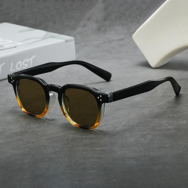 Retro Oval Frame High-end Women's Sunglasses with Sun Protection and UV Protection for Men's Sunglasses