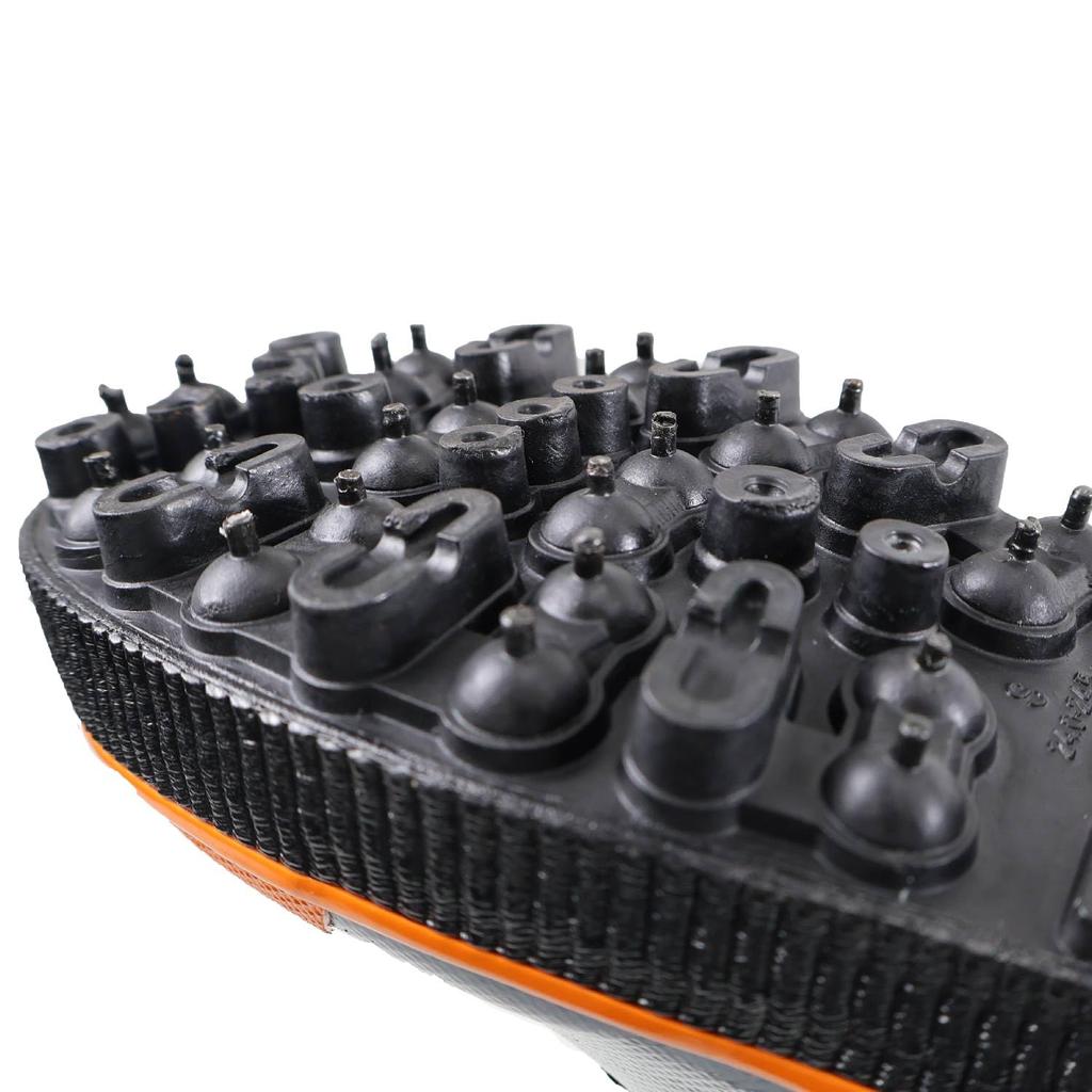 Fukuyama Rubber Spike Joy #5 Work Boots, Navy, Size L (25.5-26.0cm)