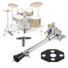 Professional Nonslip Drum Legs Bass Drum Stabilizer Legs Metal Texture Suitable for Percussion Instrument Stability