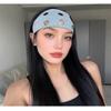 Fashion Ribbed Headbands with Metal Ring Details Stylish Stretch Hair Bands for Women Girls Casual Streetwear Hair Accessories