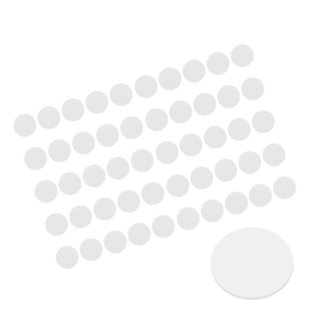 50 buc PVC Monedă Card Tag 25mm Rotund Alb Gol pentru Control Acces Pontaj