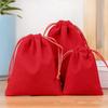 100 Pcs/Lot Velvet Drawstring Wedding Bags Gift Fabric Package Various Colors Samll Size Jewelry Pouches For Christmas Party
