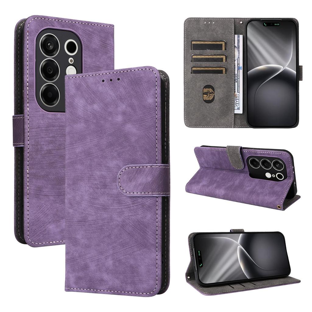 Custodia a Flip per Tecno Camon 50 4G Custodia in Pelle [Flip Pelle Vintage] Antiurto Resistente Custodia per Telefono Retrò