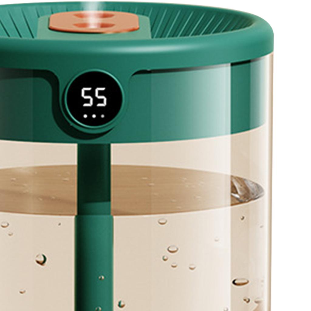 2L Double Nozzle Air Humidifier USB Double Jet Humidifier with LCD Humidity Display Large Capacity Aroma Oil Diffuser