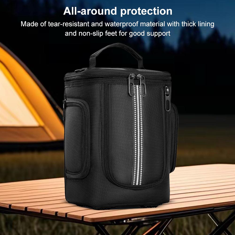 For Anker C300/C300 DC Carrying Case with Shoulder Strap & Handle Portable Power Station Travel Carrying Bag Travel Storage Bag