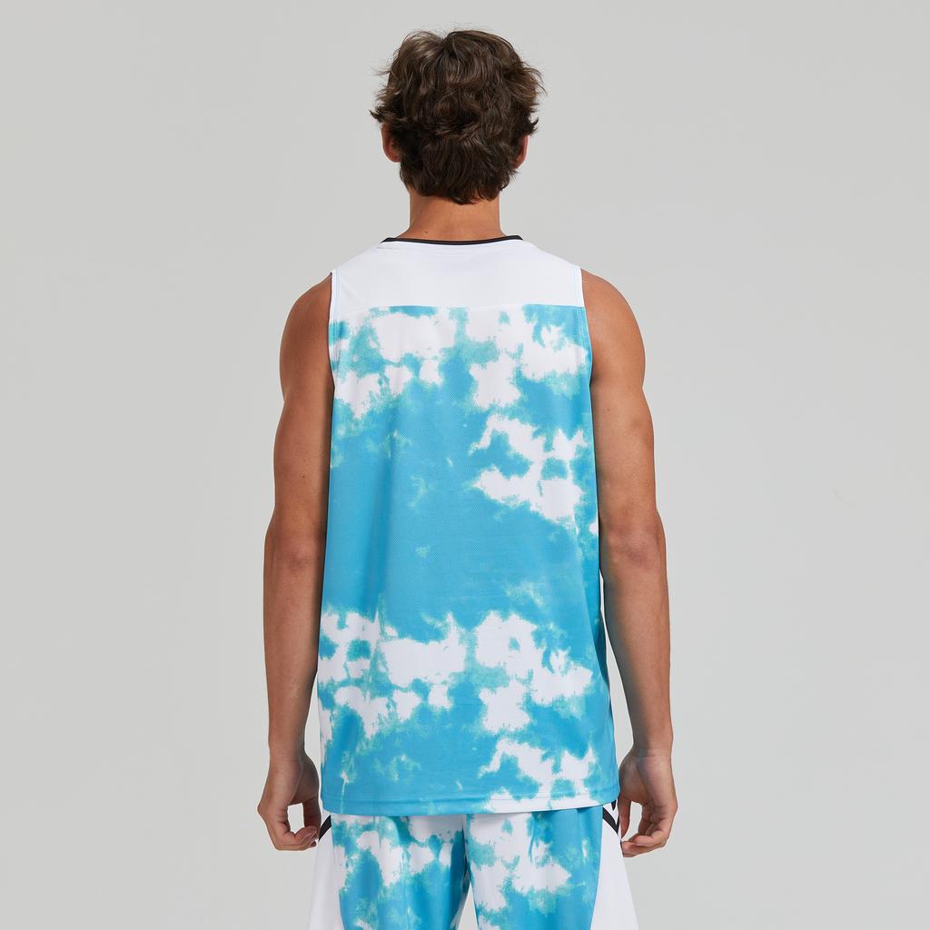 Under Armour Solid Color Loose Training Fitness Running Basketball Vest Unisex Tops Light-Blue 24500105-438