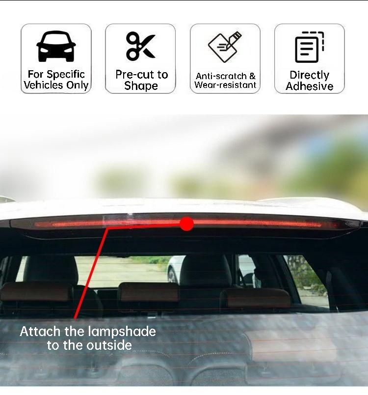 For BYD Song Plus Seal U Sealion 6 DMi EV High Mount Brake Light Sticker Taillight Tint Film Exterior Modification Accessories