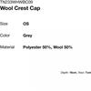 This Isneverthat  ThisIsneverthat  Wool Crest Cap Grey