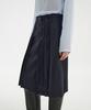 YOUTH Pleats Midi Skirt - Navy