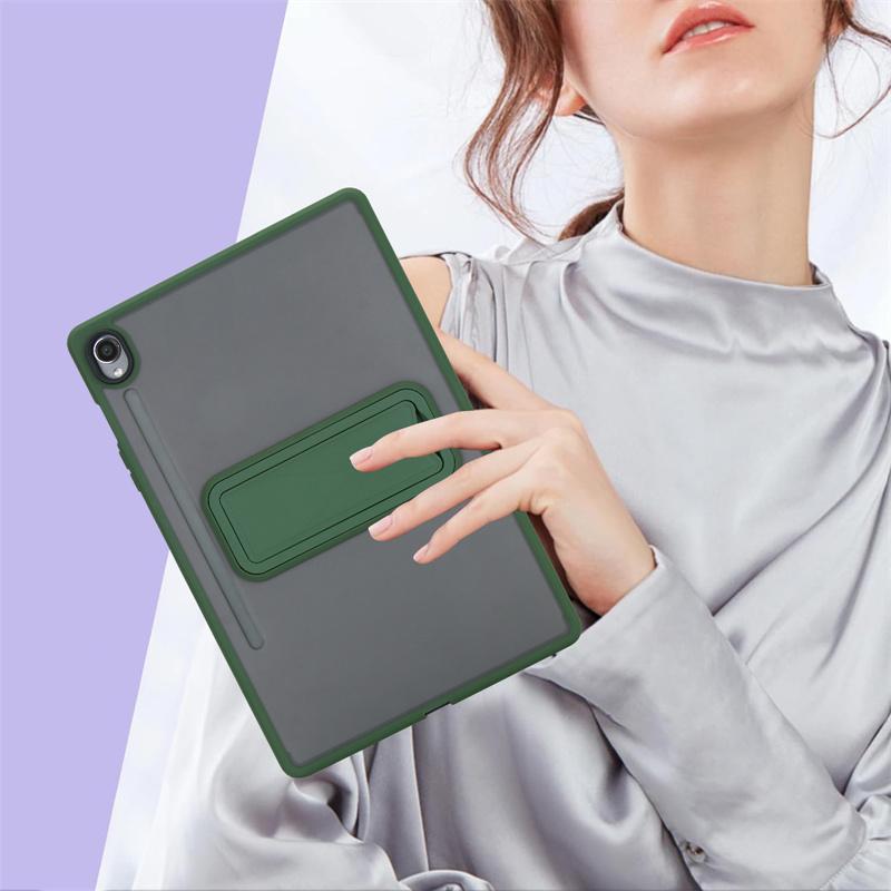 Étui Pour Samsung Tab S10 Lite S9 FE 10.9 S11 11 pouces Support Housse Tablette Pour Tab A7 S6 Lite A9 A11 8.7 A8 A9+ A11+ Plus 11  Funda A7 Lite 8.7 inch vert