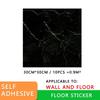 10pcs Thick Wall Sticker Self Adhesive Tiles Floor Stickers Marble Bathroom Ground Wallpapers waterproof PVC Bedroom living Room