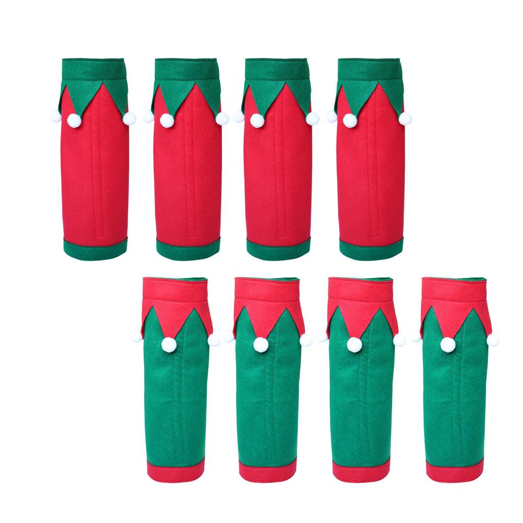 Horse Leg Wraps Christmas Style Polyester Breathable Festive Decor for Winter Equestrian Accessories