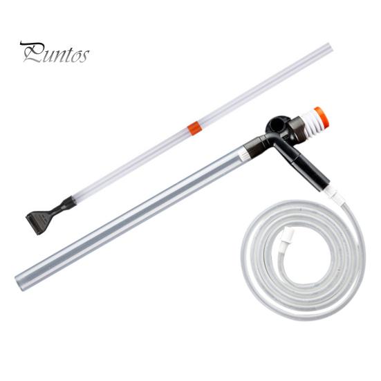 

Аквариумный очиститель гравия, пылесос для аквариума, комплект для чистки гравия с кнопкой давления воздуха, сифон, аквариумный сменщик воды для замены воды, мытья песка 1 Set