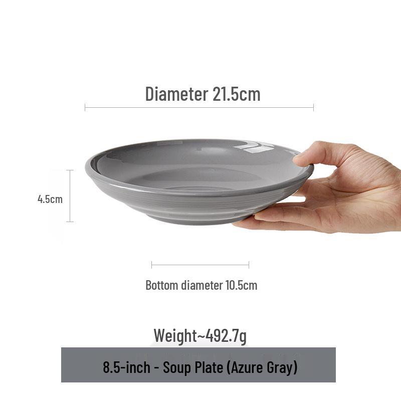 Elegant Chinese Ceramic Tableware Set: Modern Bowls and Dishes for Housewarming Gift