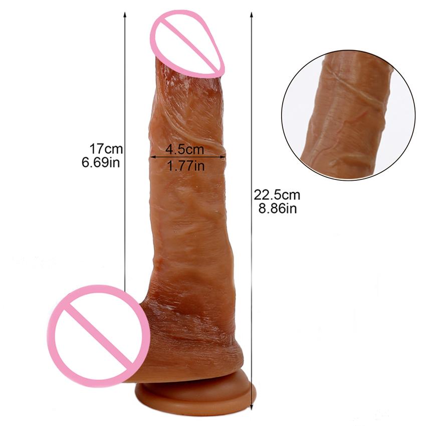 Adult Sex Toys Realistic Silicone Dildo with Suction Cup for Woman Men Anal Vagina Masturbator Fake Dick Penis Dildos Massager