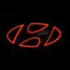 Car 5D LED Front Rear Light Emblem Sticker For Hyundai Genesis N-LINE I10 I20 I30 I40 IX20 IX35 Kona Getz Veloster Tucson Elantr KK10