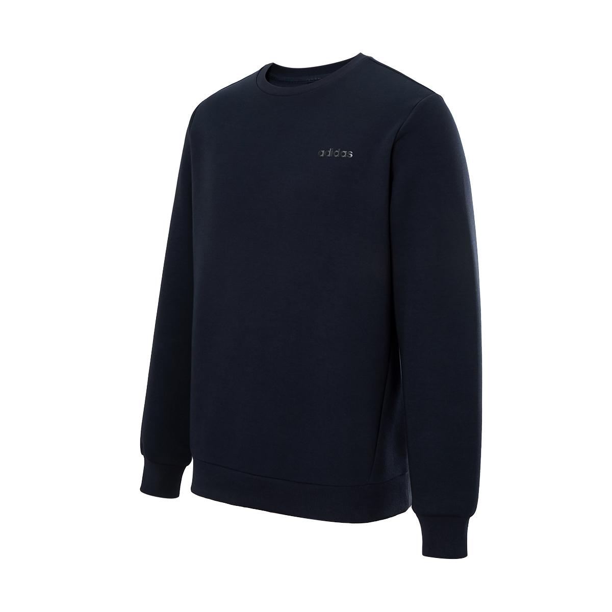 Adidas Sweatshirts Men s Legend Ink/Black Crew Neck Moderate KQ7892 S