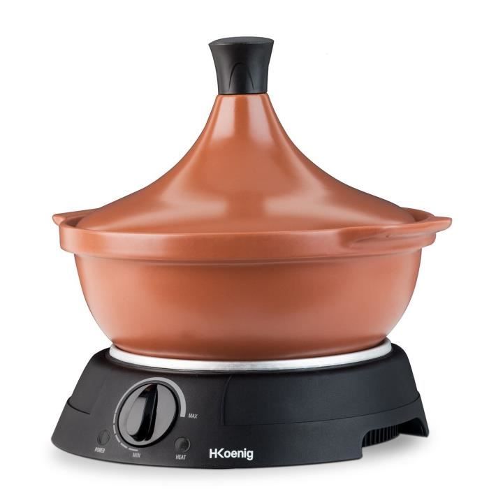 Tajine électrique HKoeNIG - TAJ3 - Capacité 3L - Température réglable - 600W