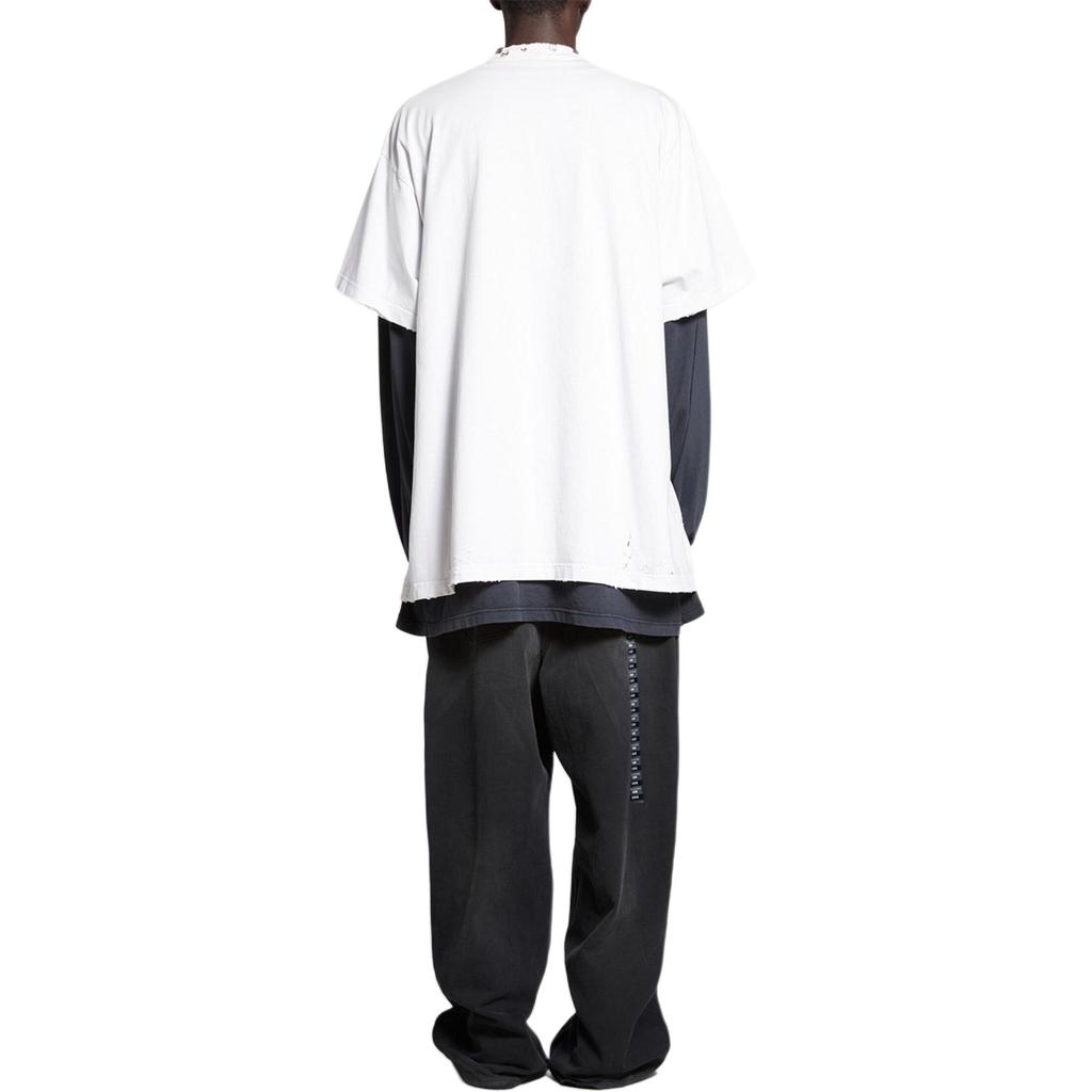 Balenciaga T Shirt, Regular Fit Men's White 761460TPVD49000